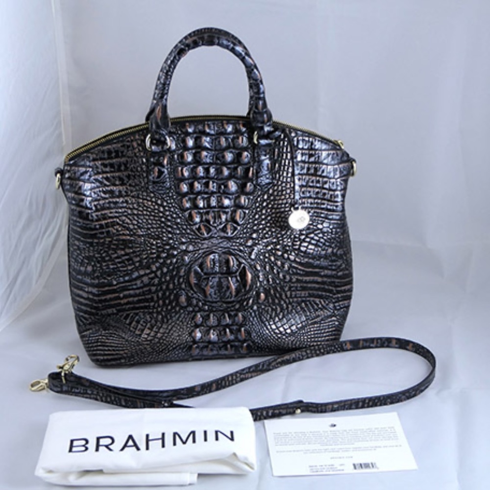 Brahmin Large Duxbury Satchel Dusk